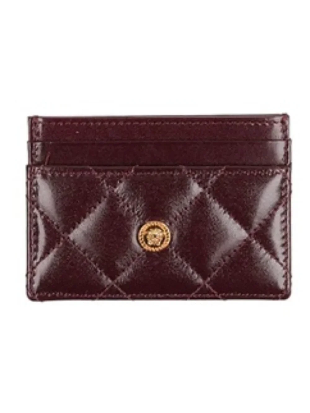 Versace Quilted Leather Cardholder